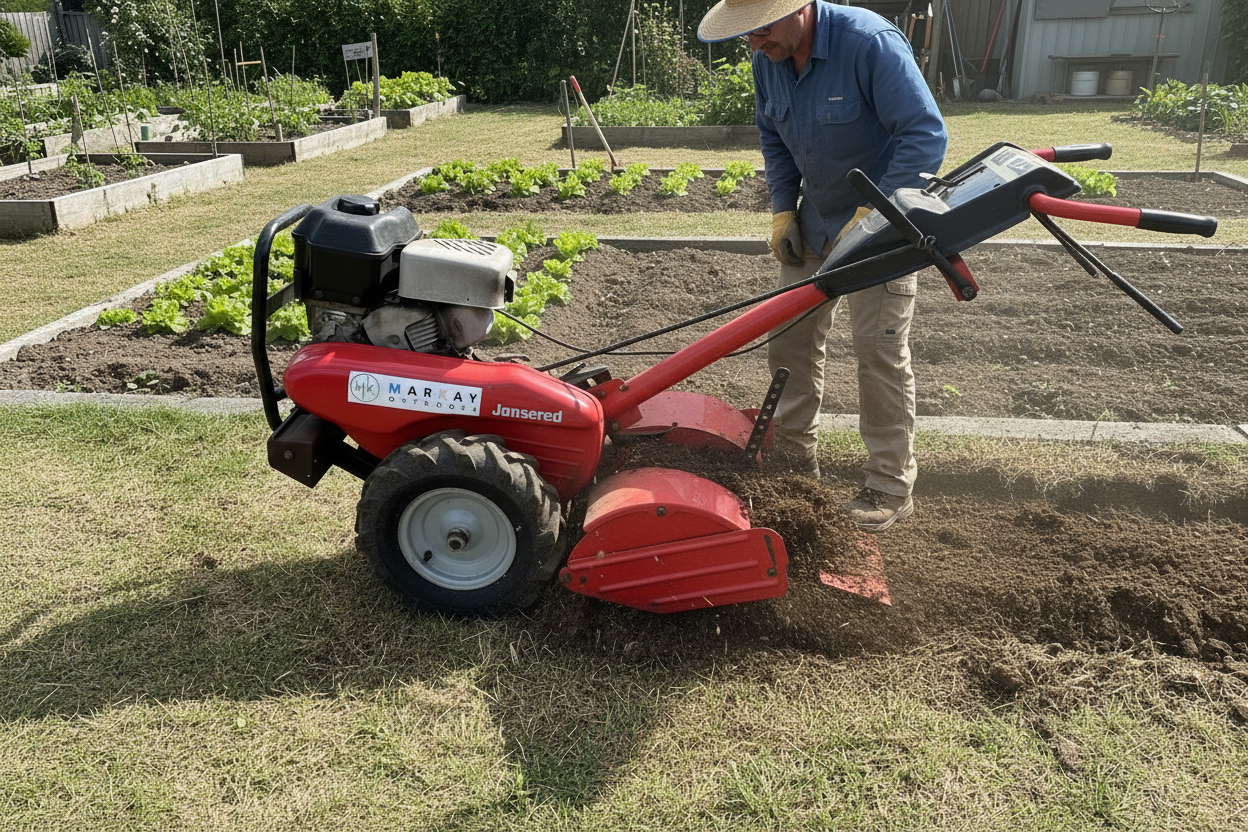 Rotary Hoe & Soil Tiller Hire Mackay | Garden Bed & Soil Preparation - MarKay Outdoors