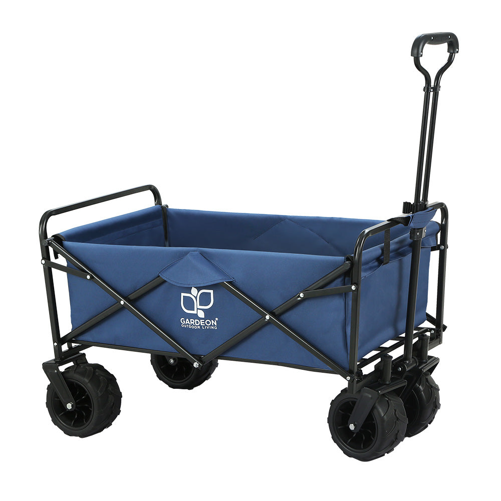 Gardeon Foldable Wagon Cart Trolley Cart Collapsible Beach Outdoor Garden Cart - MarKay Outdoors