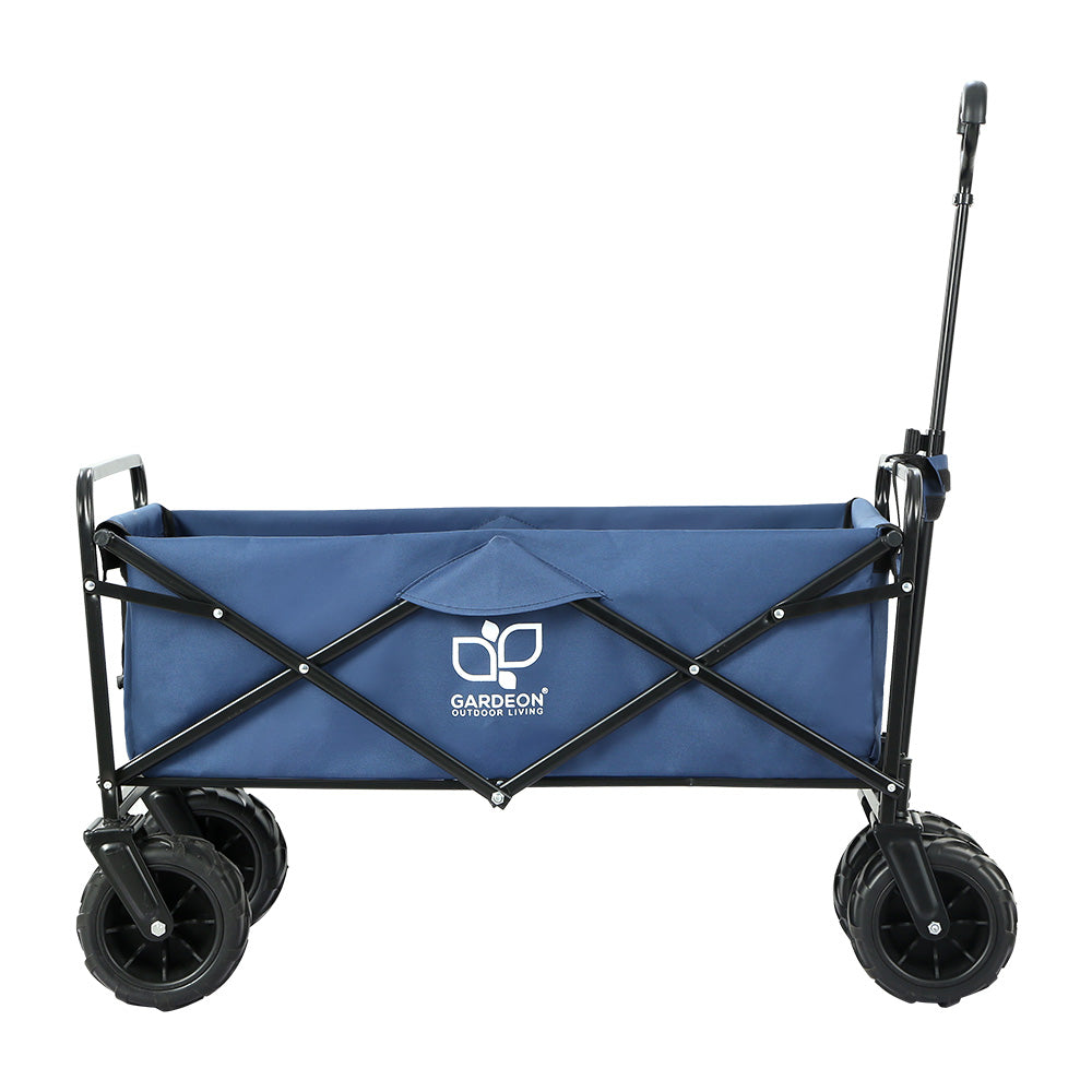 Gardeon Foldable Wagon Cart Trolley Cart Collapsible Beach Outdoor Garden Cart - MarKay Outdoors