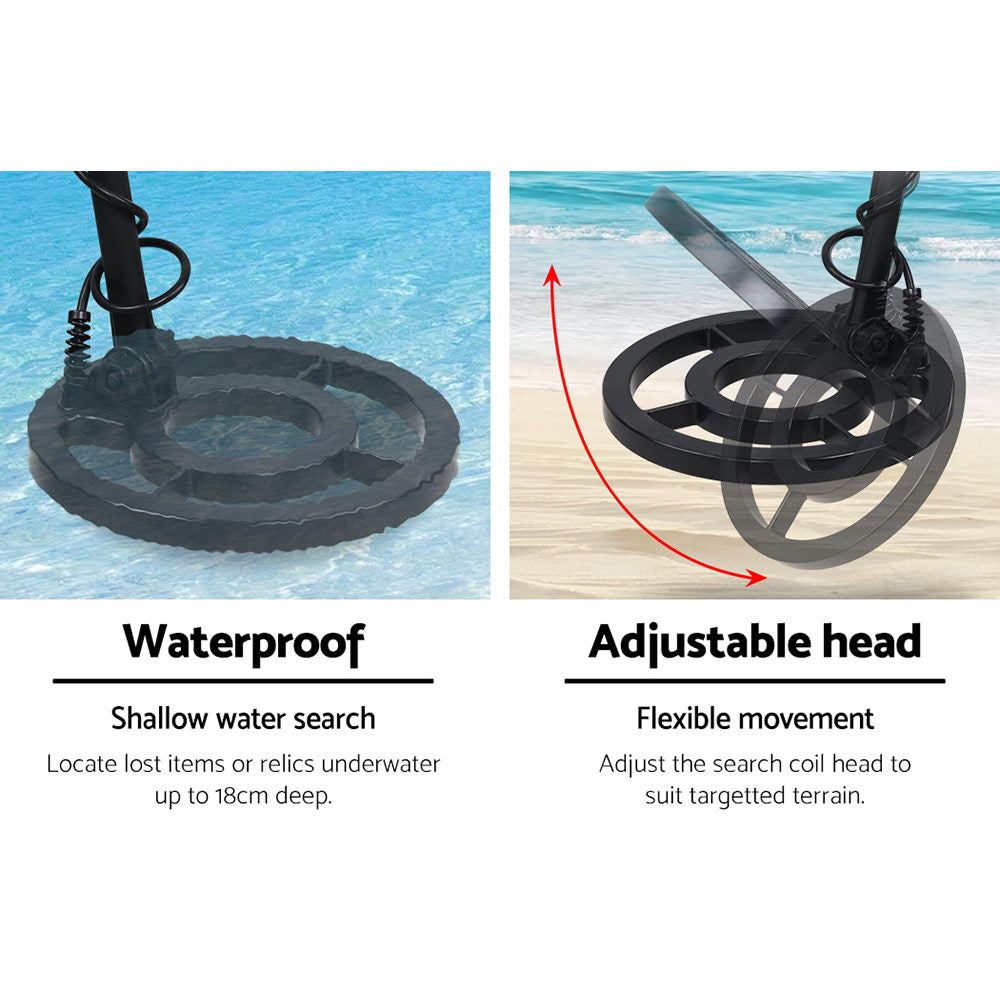 Metal Detector 180MM Deep Sensitive Waterproof Pinpointer Treasure Hunter Yellow - MarKay Outdoors