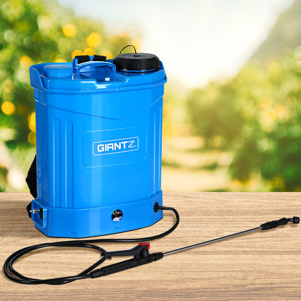 Giantz Weed Sprayer Electric 16L Knapsack Backpack Pesticide Spray Farm Garden - MarKay Outdoors