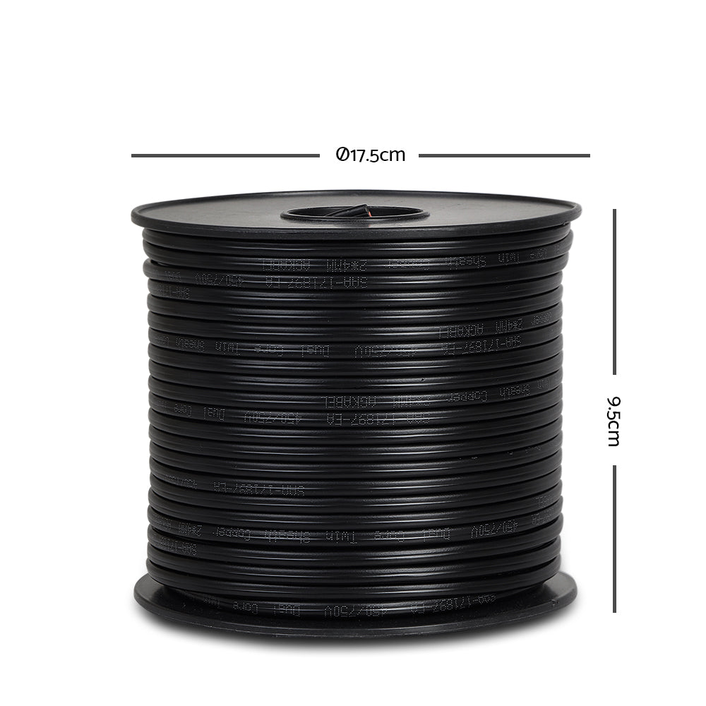 Twin Core Wire Electrical Automotive Cable 2 Sheath 450V 3MM 100M - MarKay Outdoors