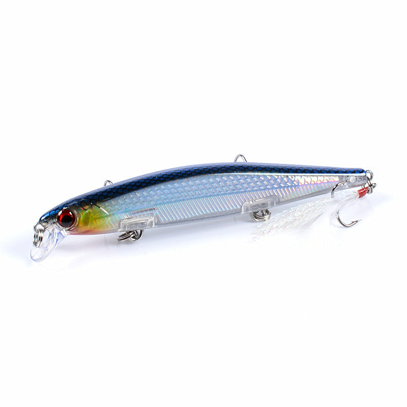 7x Popper Minnow 11cm Fishing Lure Lures Surface Tackle Fresh Saltwater - MarKay Outdoors