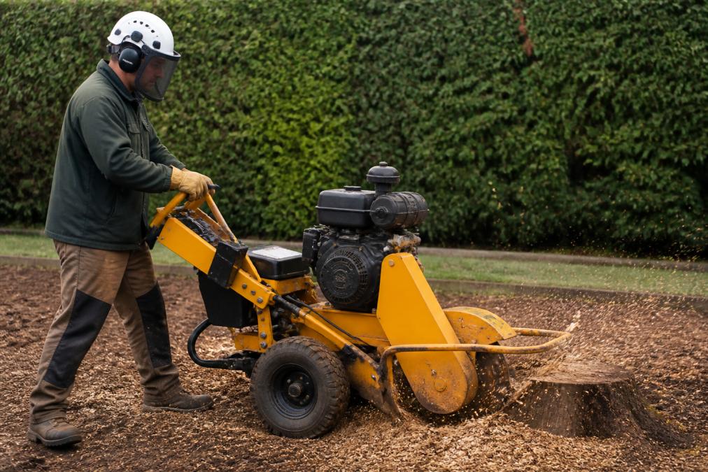 How to Use a Stump Grinder Safely: Hire Guide