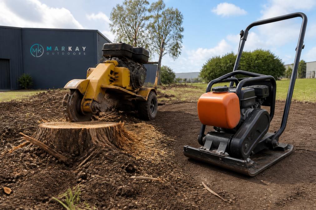 Stump Removal & Soil Compaction Equipment Hire
