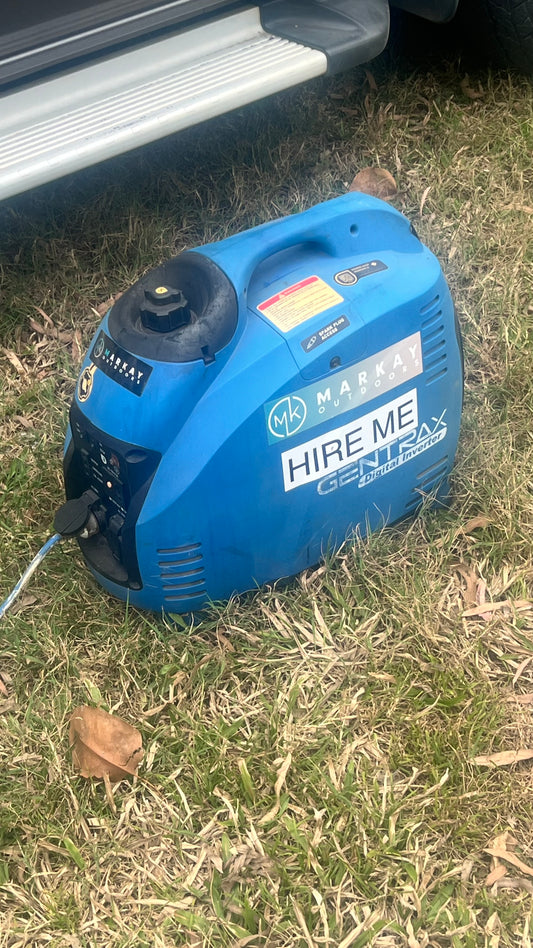 Gentrax 3.5kW Generator Hire Mackay | Camping, Backup Power, Tools
