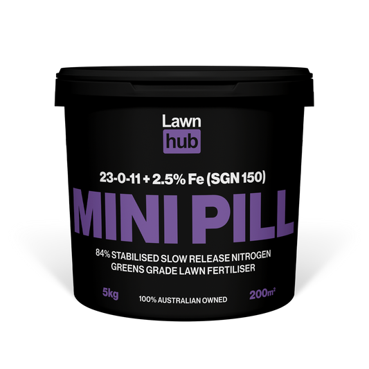Mini Pill 150sgn Fine Lawn – Slow-Release Fertiliser for Long-Lasting Lawn Health in Mackay