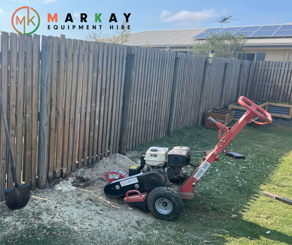 Stump grinder and trailer