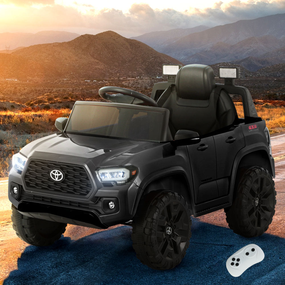 Kids Electric Ride On Car Toyota Tacoma Off Road Jeep Toy Cars Remote 12V Black