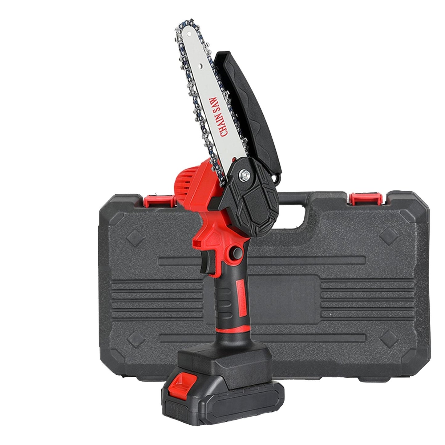 RYNOMATE Mini Handheld 6 Inch Cordless Electric Chainsaw RNM-MEC-100-XB