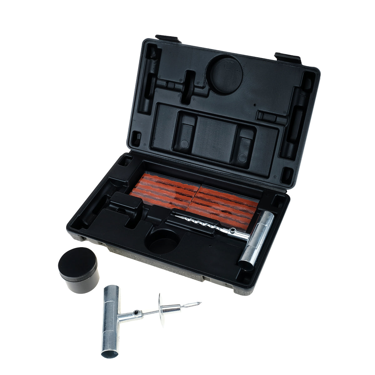 Taipan 25PCE Tyre Puncture Repair Kit With Storage Case Professional Design - MarKay Outdoors