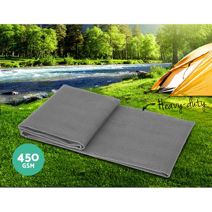 Weisshorn 6M Annex Matting Pack of 2x 3 x2.5m Floor Mats Mesh Camping Picnic - MarKay Outdoors