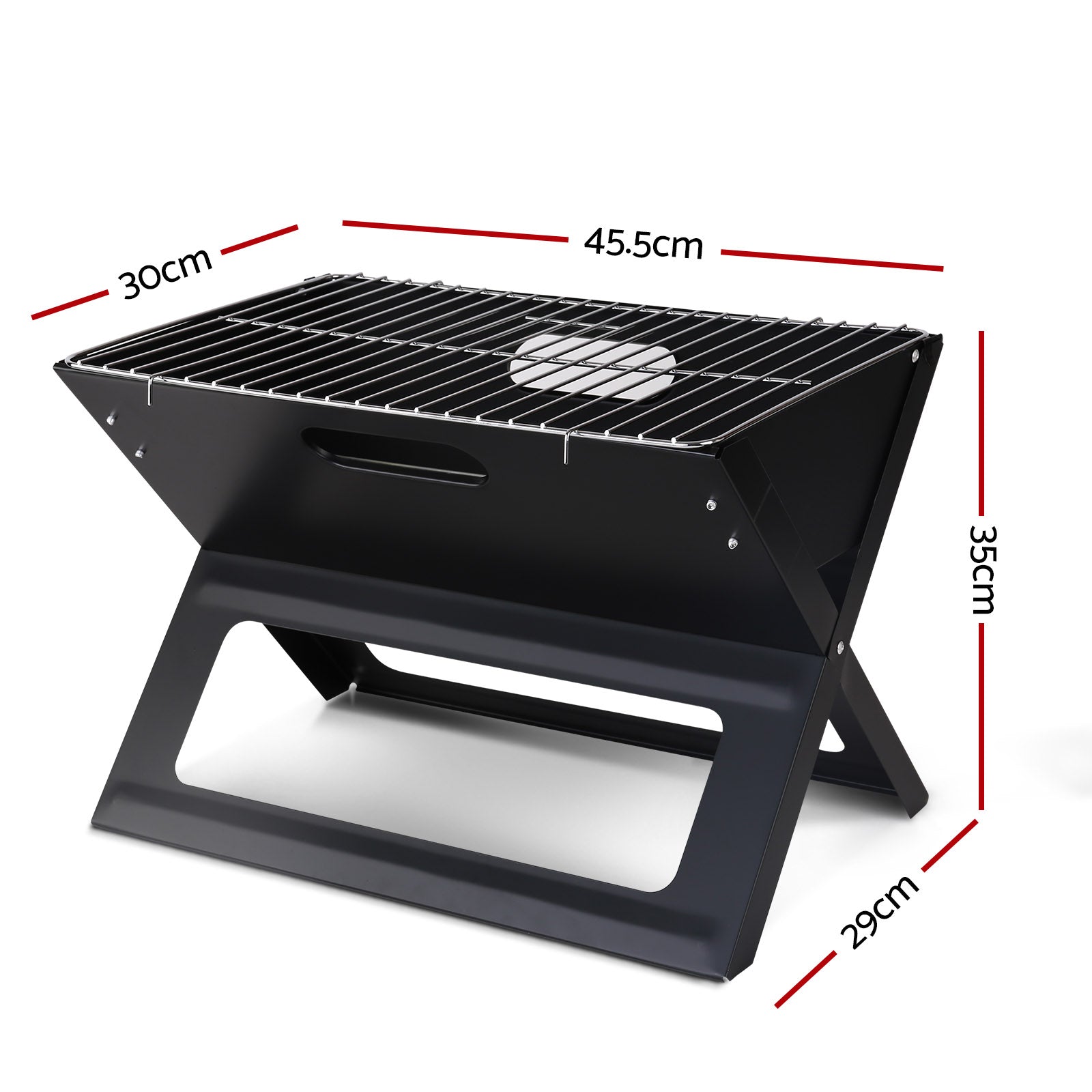 Grillz Notebook Portable Charcoal BBQ Grill - MarKay Outdoors