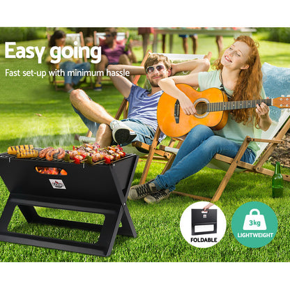 Grillz Notebook Portable Charcoal BBQ Grill - MarKay Outdoors