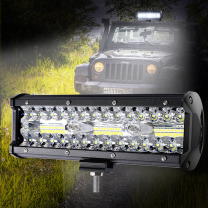 LED Light Bar Work Flood Spot Beam Lamp Offroad Caravan Camping Strip Lights180W