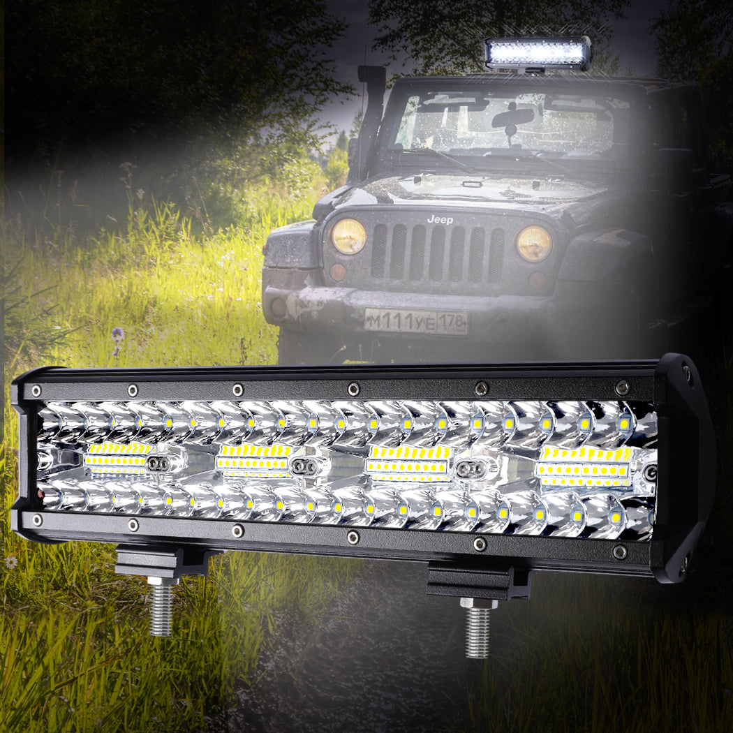 LED Light Bar Work Flood Spot Beam Lamp Offroad Caravan Camping Strip Lights240W