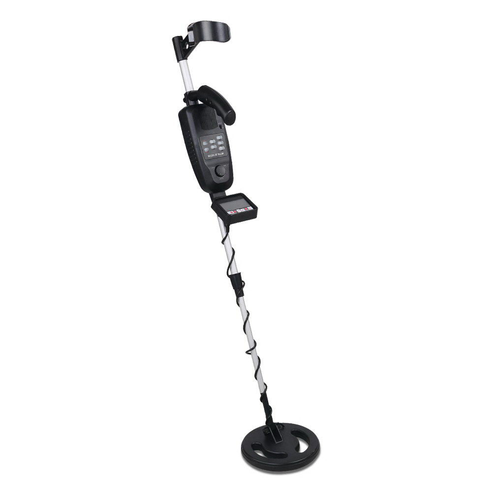 LCD Screen Metal Detector with Headphones - Black - MarKay Outdoors