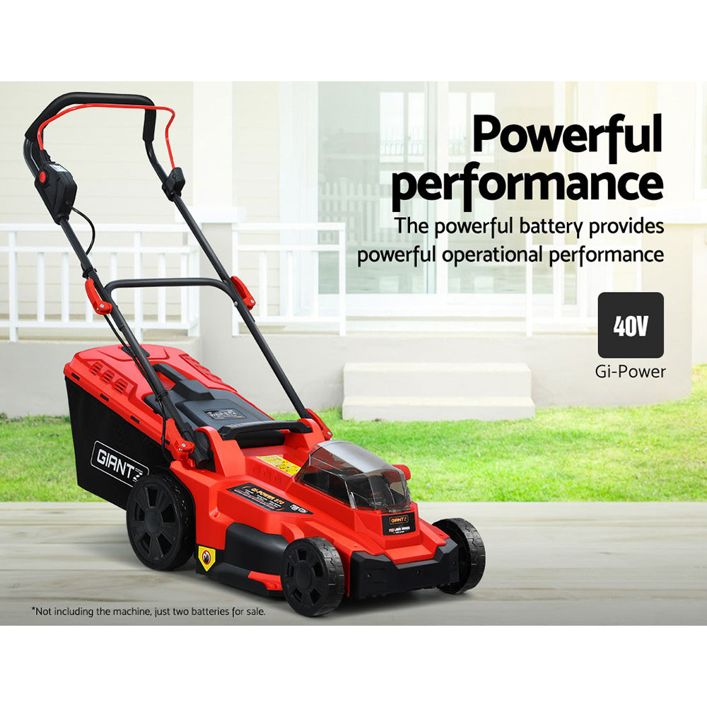 Giantz 40V Battery Only Powered Batteries For Lawn Mower Cordless Electric Lithium - MarKay Outdoors