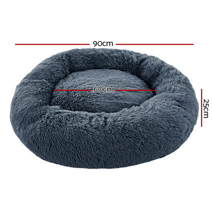 i.Pet Pet Bed Dog Bed Cat Large 90cm Dark Grey - MarKay Outdoors