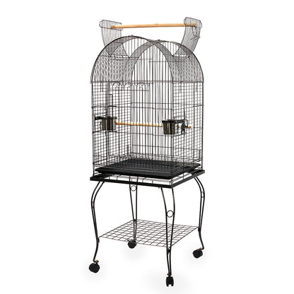 i.Pet Large Bird Cage with Perch - Black - MarKay Outdoors