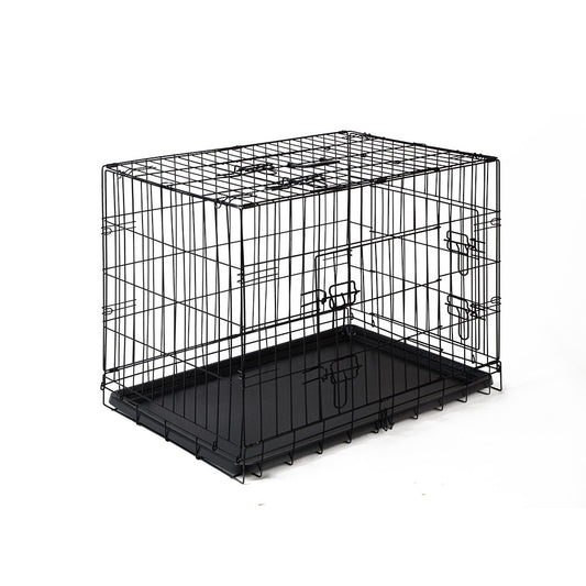 i.Pet Dog Cage 36inch Pet Cage - Black - MarKay Outdoors