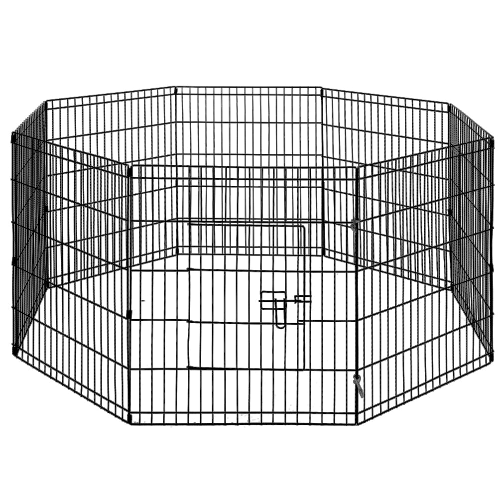 i.Pet Pet Playpen Dog Playpen 30" 8 Panel Puppy Exercise Cage Enclosure Fence - MarKay Outdoors