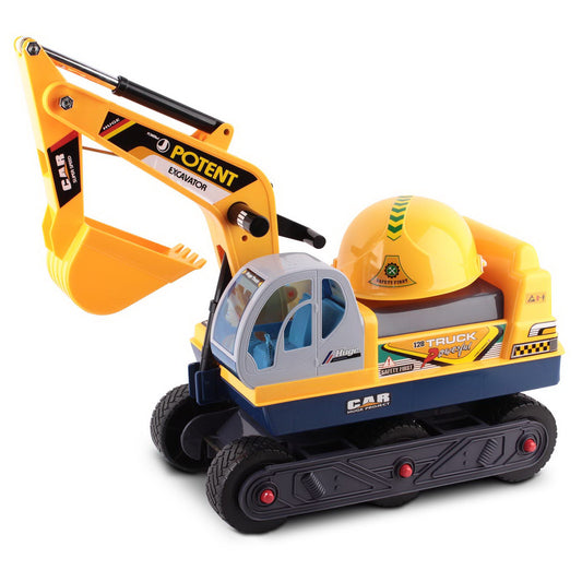 Keezi Kids Ride On Excavator - Yellow - MarKay Outdoors