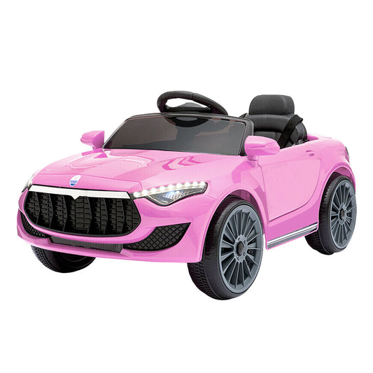 Rigo Kids Ride On Car Battery Electric Toy Remote Control Pink Cars Dual Motor - MarKay Outdoors