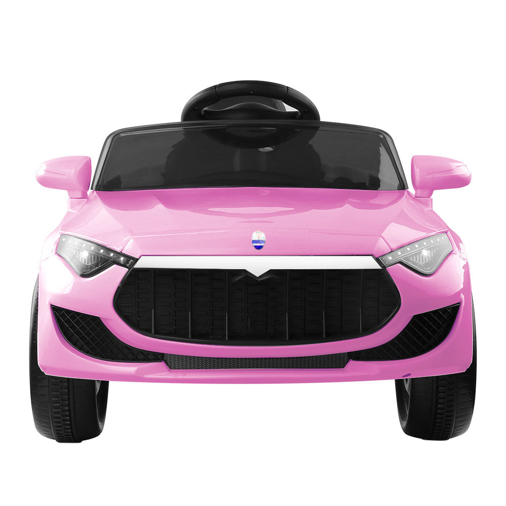 Rigo Kids Ride On Car Battery Electric Toy Remote Control Pink Cars Dual Motor - MarKay Outdoors