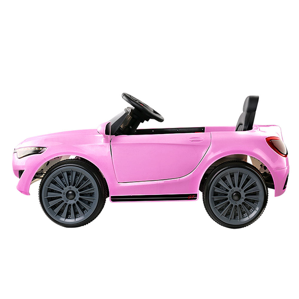 Rigo Kids Ride On Car Battery Electric Toy Remote Control Pink Cars Dual Motor - MarKay Outdoors