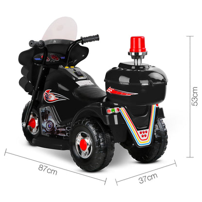 Rigo Kids Ride On Motorbike Motorcycle Car Black