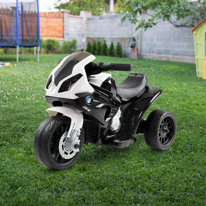 Kids Ride On Motorbike BMW Licensed S1000RR Motorcycle Car Black - MarKay Outdoors