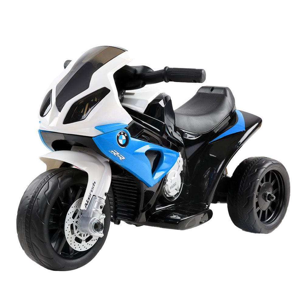 Kids Ride On Motorbike BMW Licensed S1000RR Motorcycle Car Blue - MarKay Outdoors