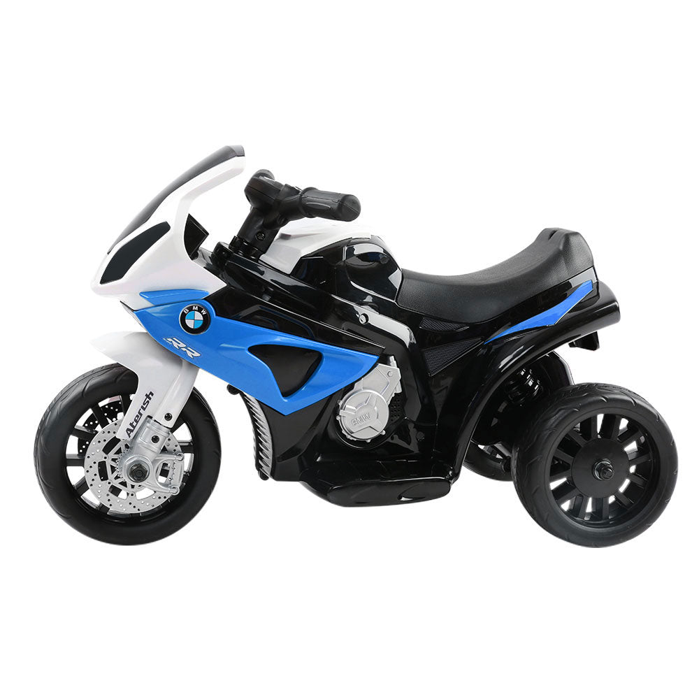 Kids Ride On Motorbike BMW Licensed S1000RR Motorcycle Car Blue - MarKay Outdoors