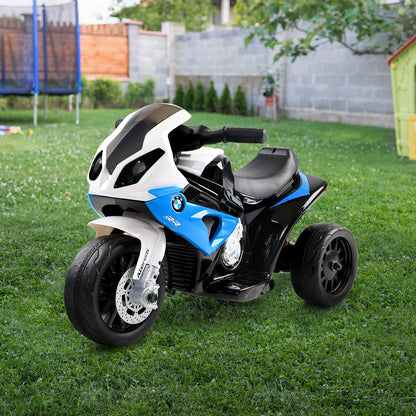 Kids Ride On Motorbike BMW Licensed S1000RR Motorcycle Car Blue - MarKay Outdoors