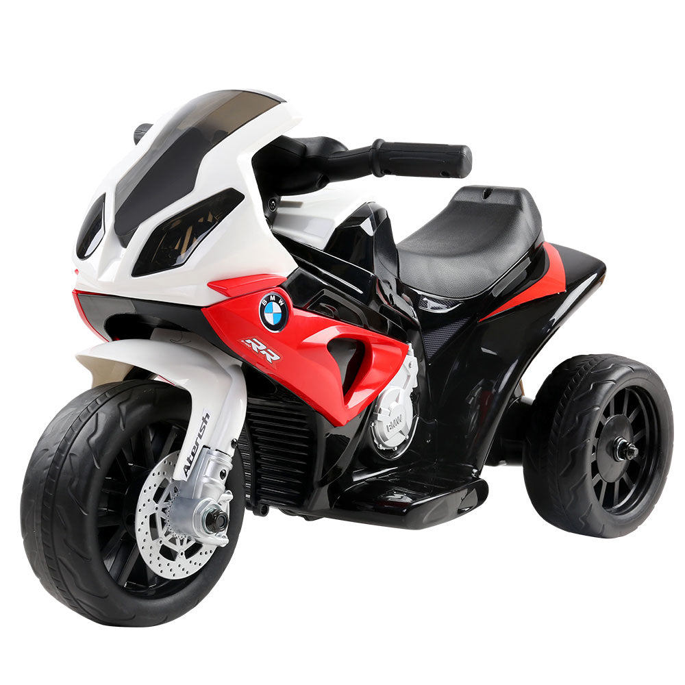 Kids Ride On Motorbike BMW Licensed S1000RR Motorcycle Car Red - MarKay Outdoors