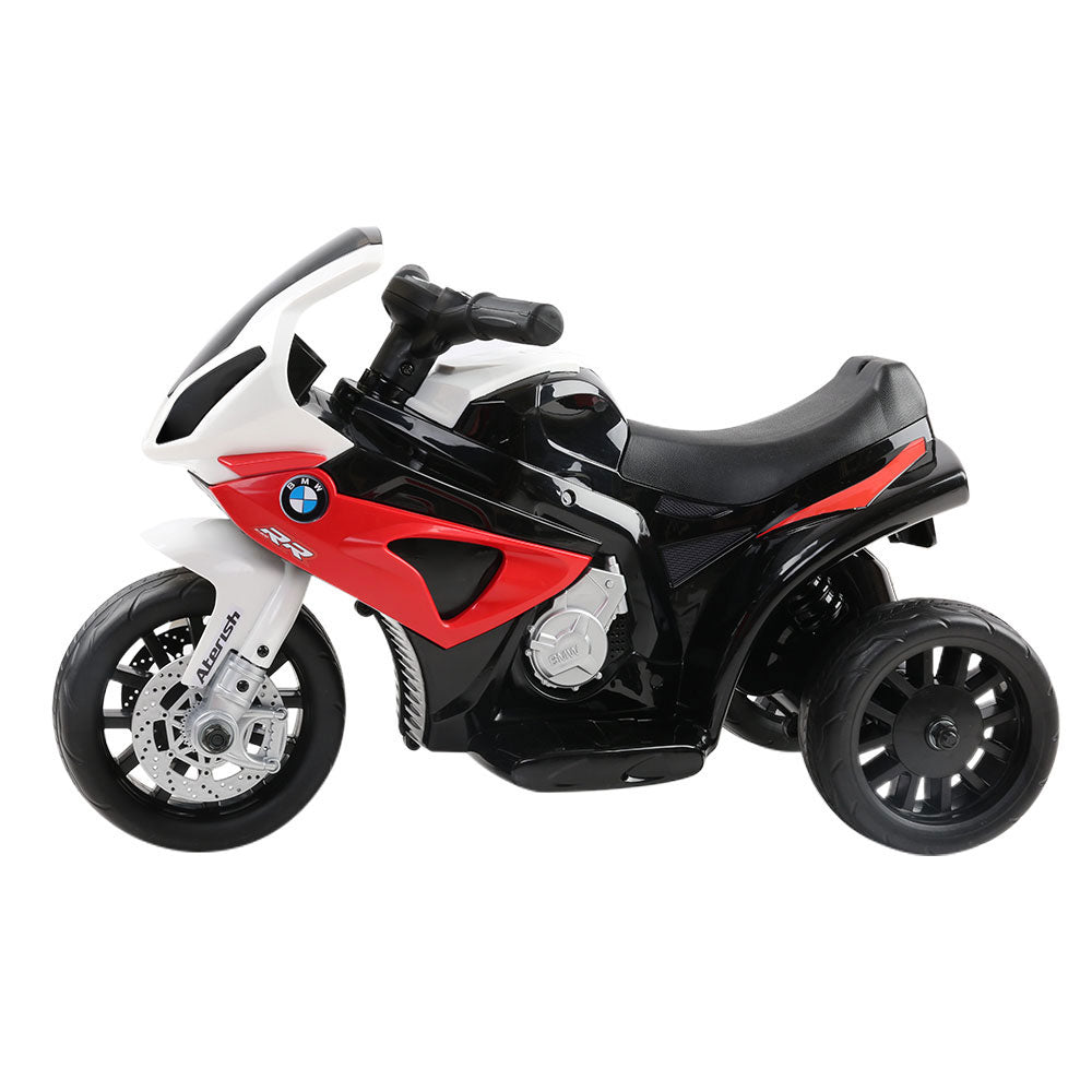 Kids Ride On Motorbike BMW Licensed S1000RR Motorcycle Car Red - MarKay Outdoors