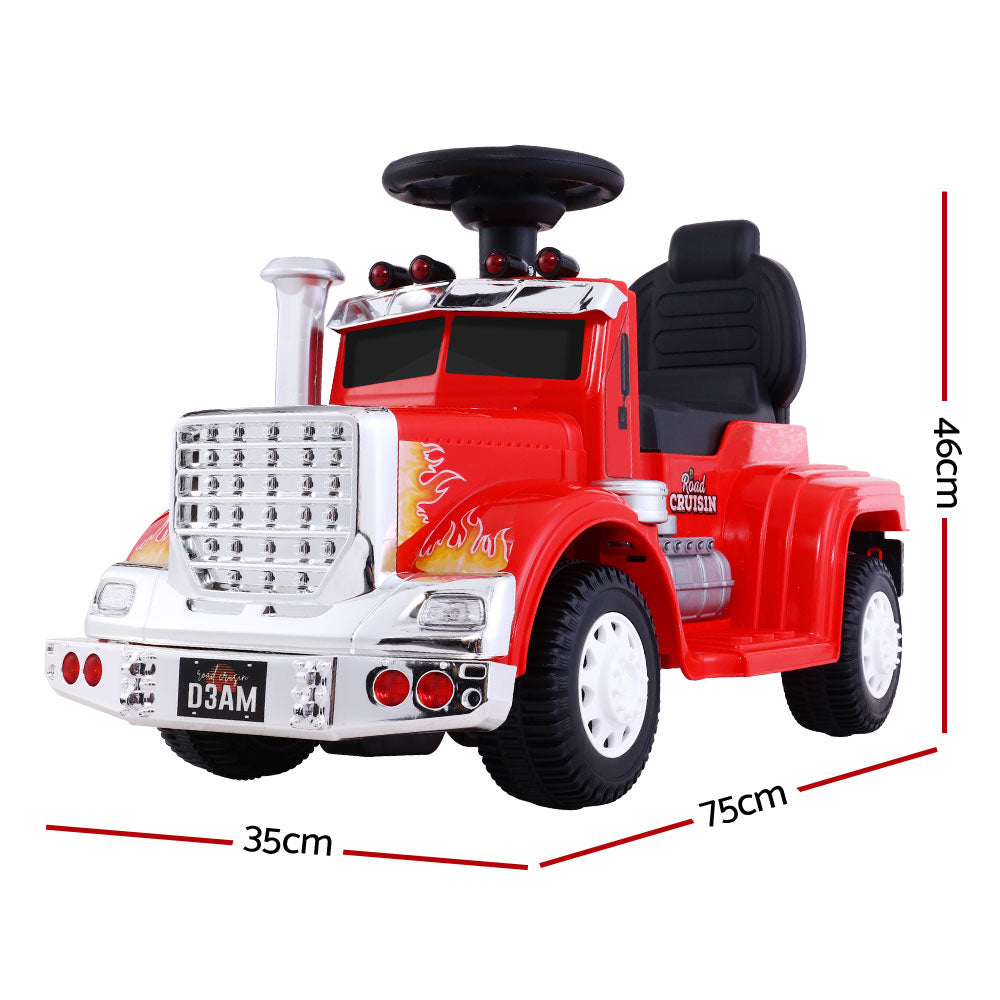 Ride On Cars Kids Electric Toys Car Battery Truck Childrens Motorbike Toy Rigo Red - MarKay Outdoors