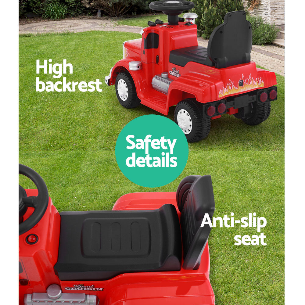 Ride On Cars Kids Electric Toys Car Battery Truck Childrens Motorbike Toy Rigo Red - MarKay Outdoors
