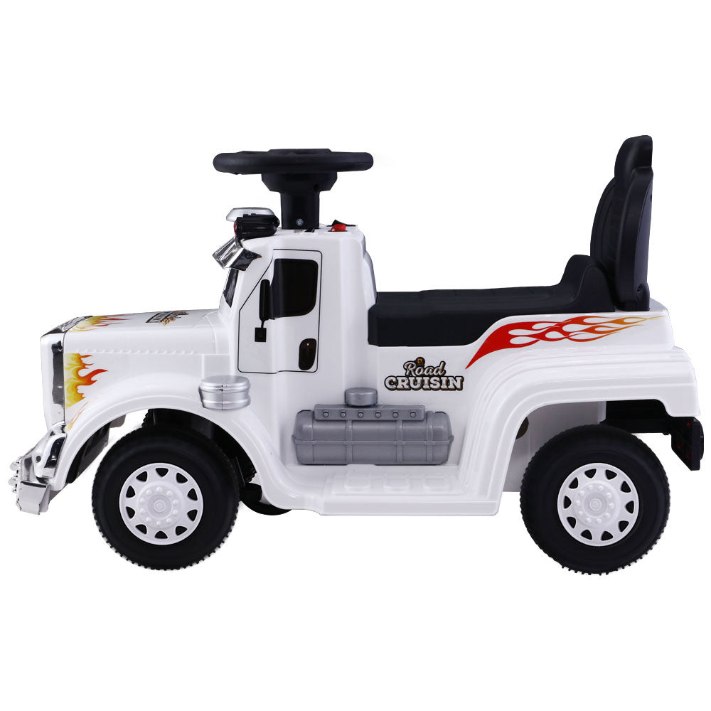 Ride On Cars Kids Electric Toys Car Battery Truck Childrens Motorbike Toy Rigo White - MarKay Outdoors