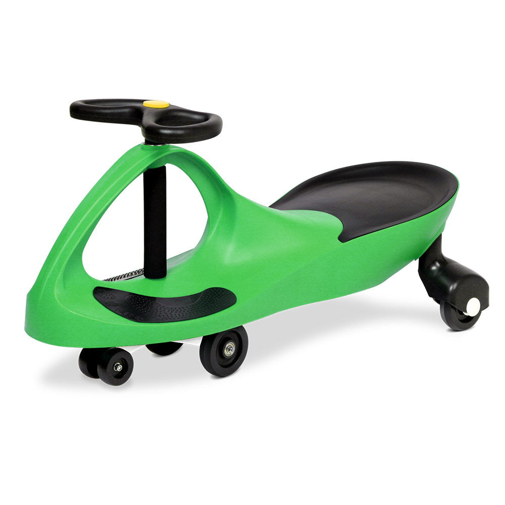 Rigo Kids Ride On Swing Car  -Green - MarKay Outdoors