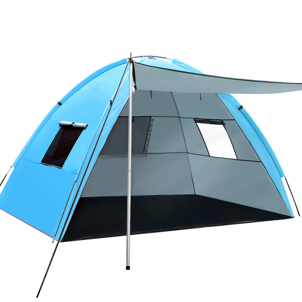 Weisshorn Camping Tent Beach Tents Hiking Sun Shade Shelter Fishing 2-4 Person - MarKay Outdoors