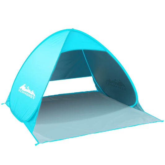 Weisshorn Pop Up Beach Tent Camping Hiking 3 Person Sun Shade Fishing Shelter - MarKay Outdoors