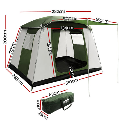 Weisshorn Camping Tent 6 Person Tents Family Hiking Dome - MarKay Outdoors