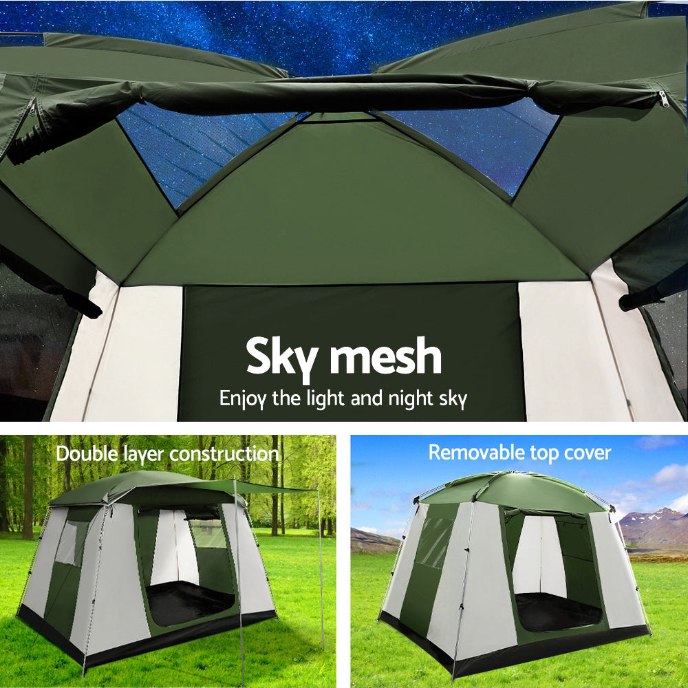 Weisshorn Camping Tent 6 Person Tents Family Hiking Dome - MarKay Outdoors