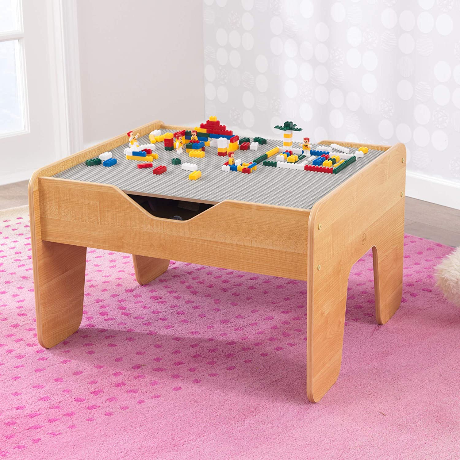 2-in-1 Activity Table with Board for kids 64 x 60 x 40 cm - MarKay Outdoors
