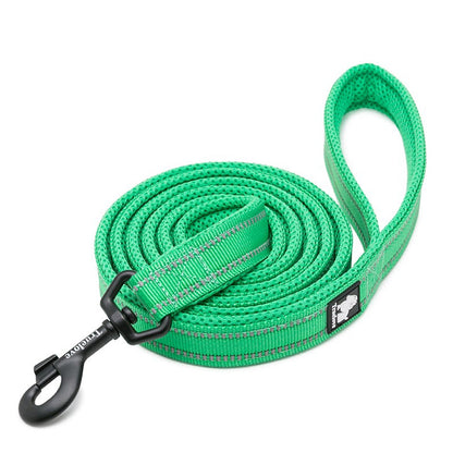 Reflective Pet Leash 2 meters Green S - MarKay Outdoors