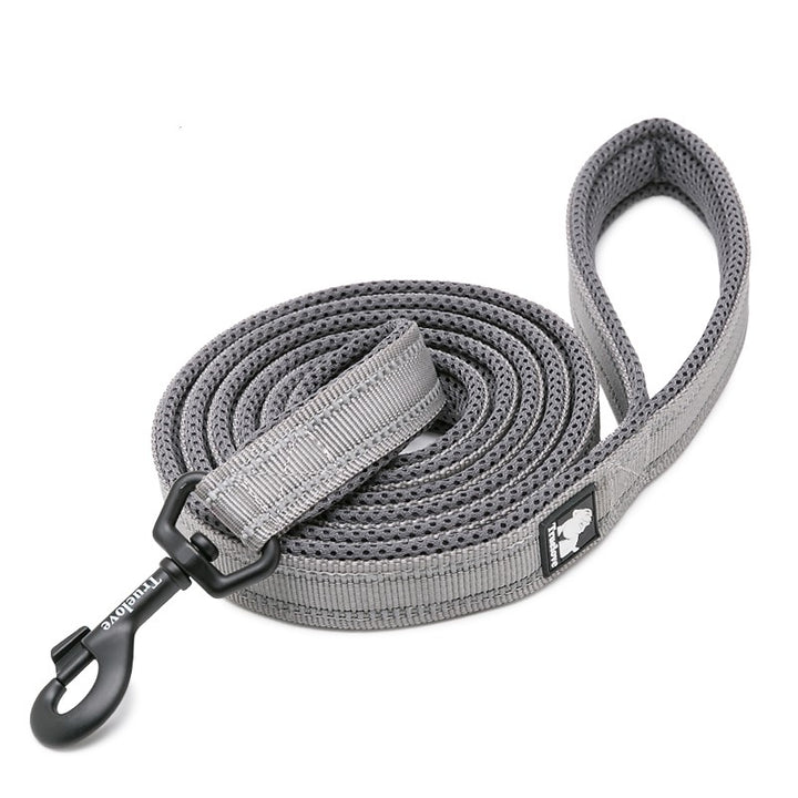 Reflective Pet Leash 2 meters Grey S - MarKay Outdoors