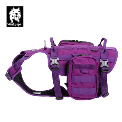 Whinhyepet Military Harness Purple L - MarKay Outdoors