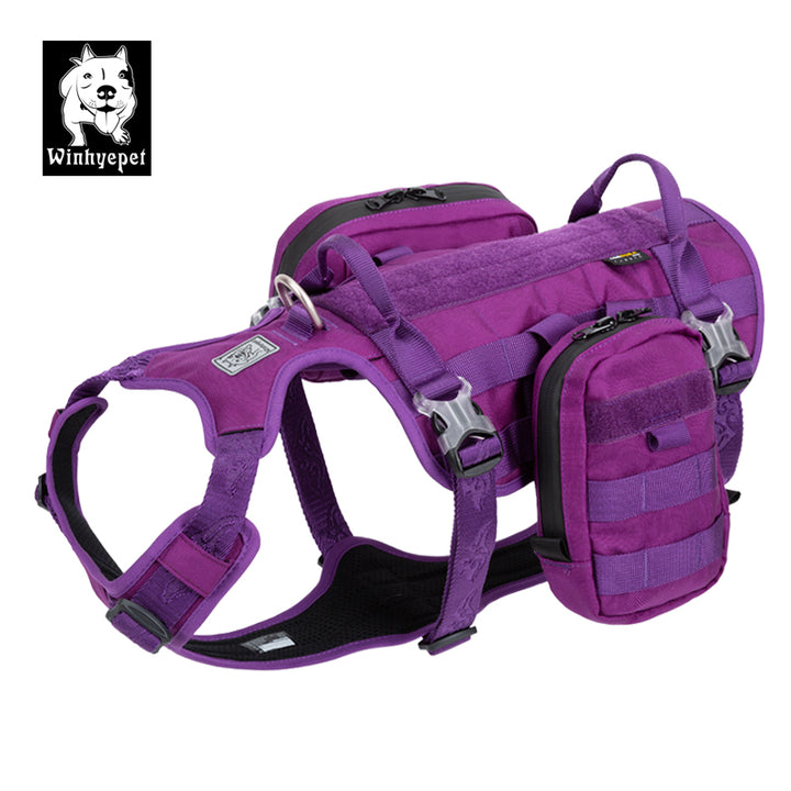 Whinhyepet Military Harness Purple L - MarKay Outdoors